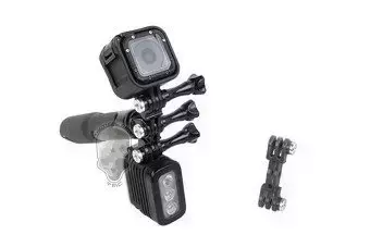 Podwójne ramię montażowe do kamer typu GoPro