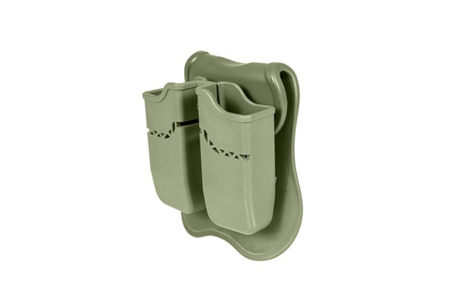 Funda doble para cargadores pistola owe type Beretta - olive