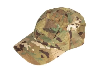 Gorra de béisbol con etiqueta azul - Multicam