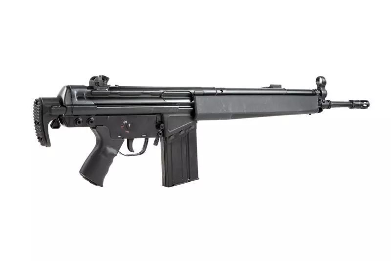 Fusil de airsoft LC-3A4-W - negro