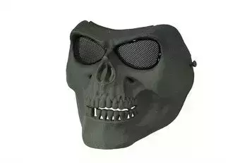 Skull Style face mask - olive