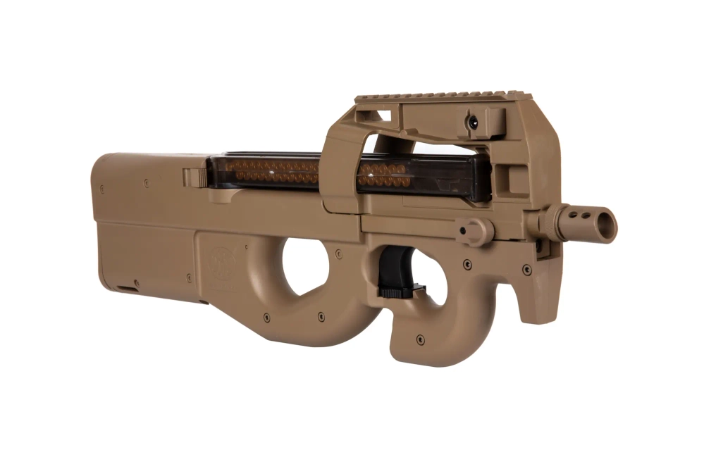 Licensed replica of the Cybergun FN Herstal P90 submachine gun (CM060) - TAN