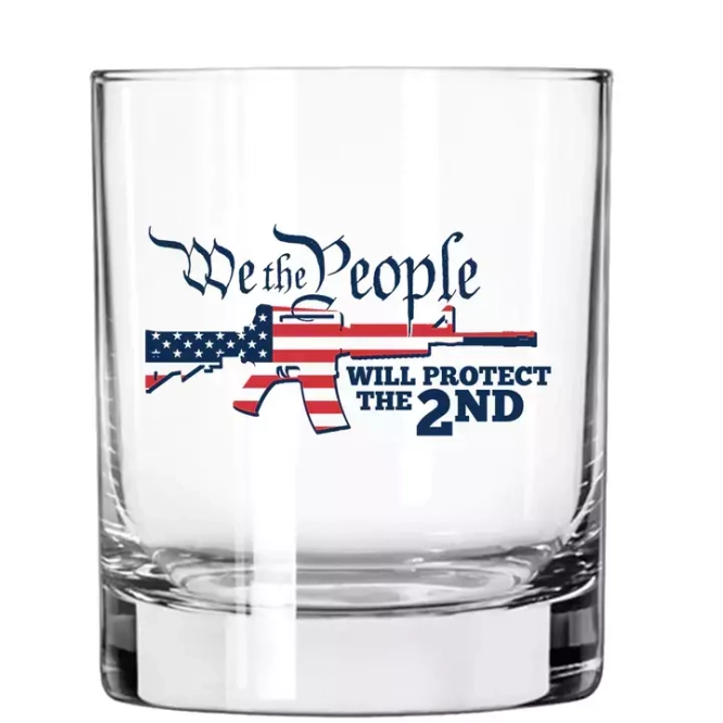 Szklanka do Whisky - WE THE PEOPLE WILL PROTECT THE 2ND