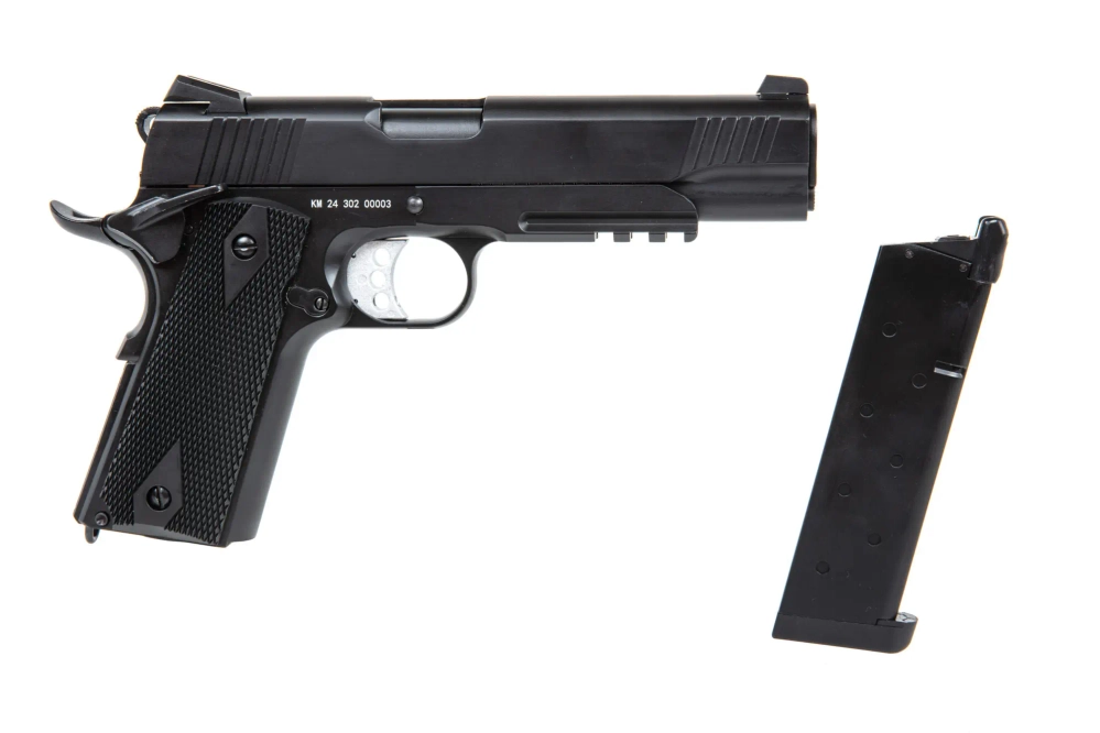 Replica of the Double Bell M1911 302 Black pistol