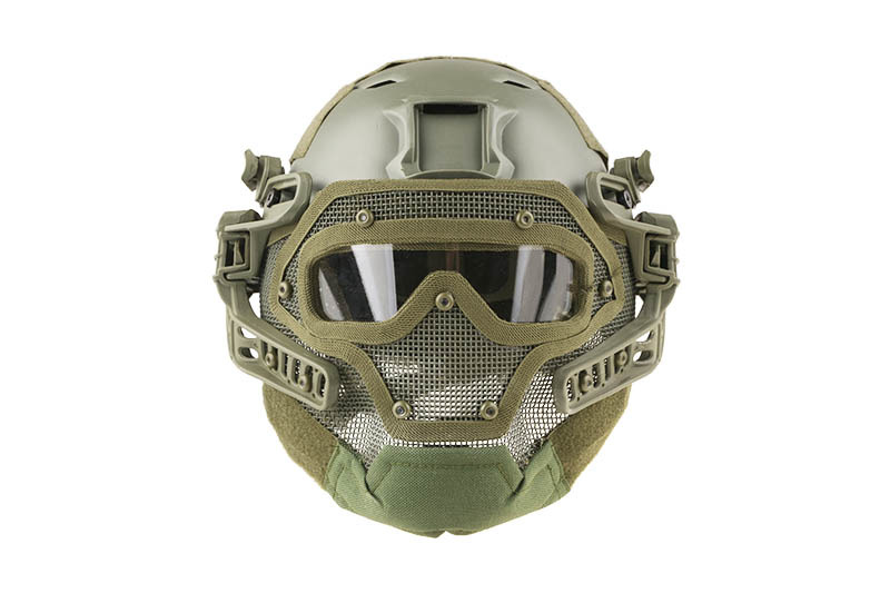 FAST Gunner Helmet (BJ) Replica - Olive Drab