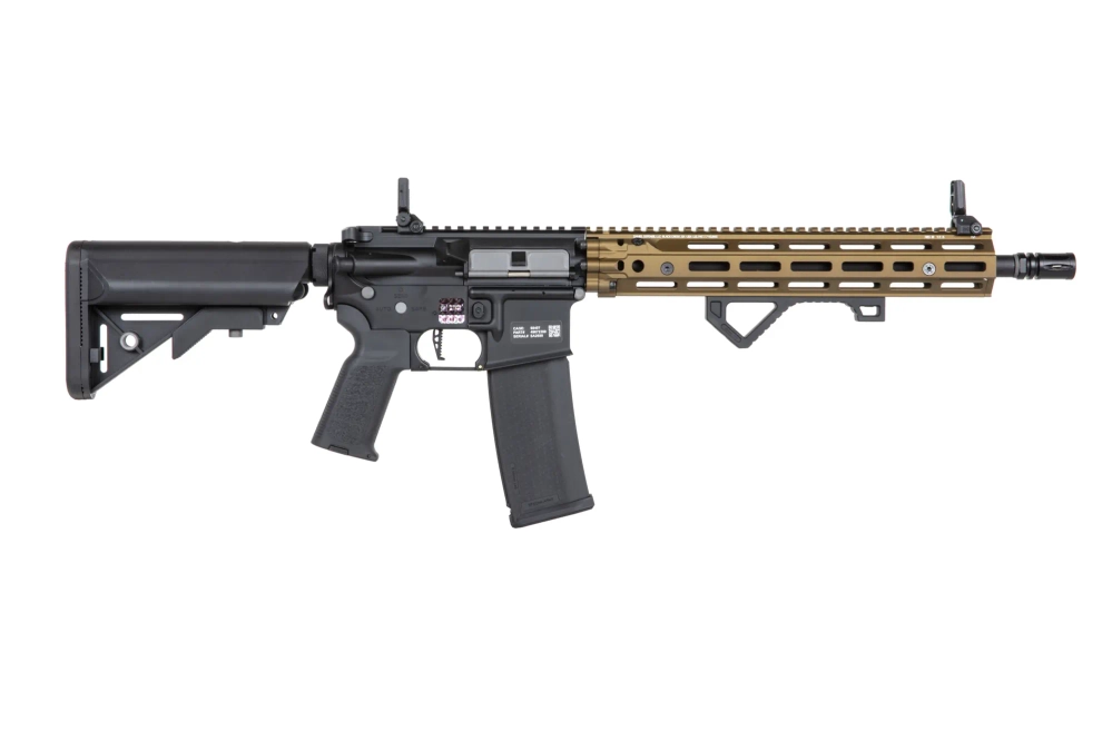 Airsoftová puška Specna Arms Daniel Defense® RIS III 12,5'' SA-P28 Prime™ Aster II ETU s bezkomutátorovým motorem Chaos Bronze