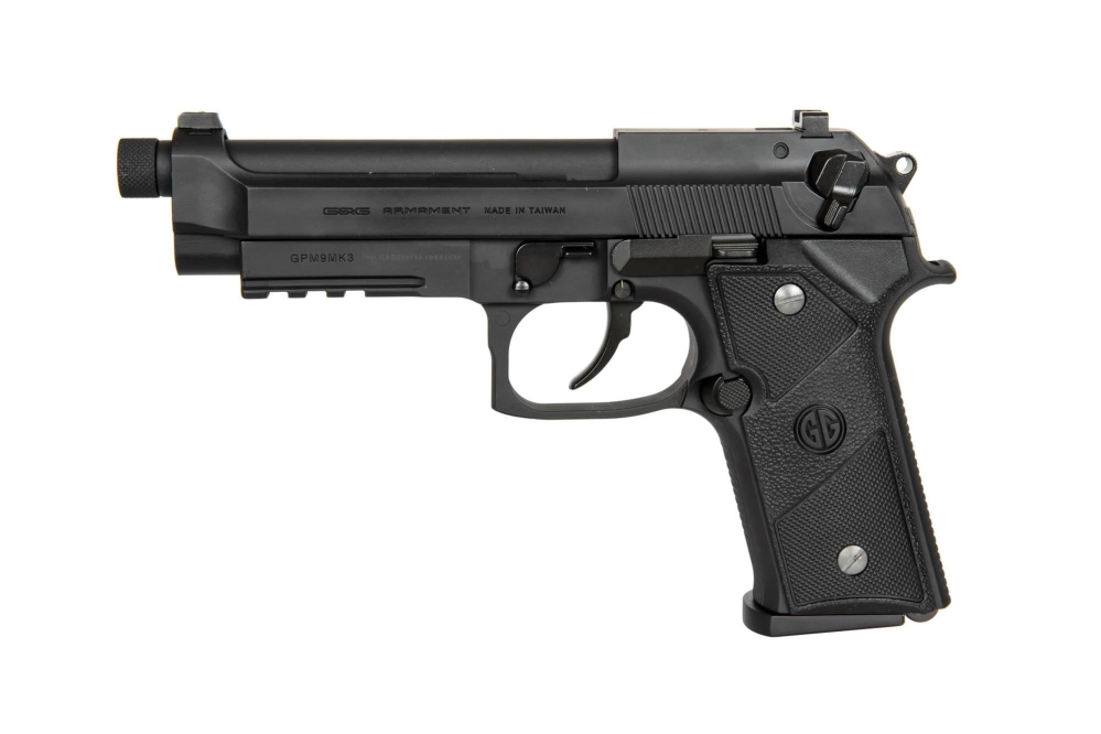 Pistola de airsoft GPM9 MK3 - negro