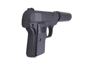 Pistola de airsoft G1A con silenciador