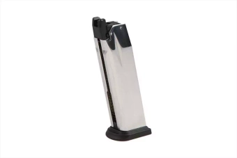 26rd gas magazine for XDM pistol replica - silver