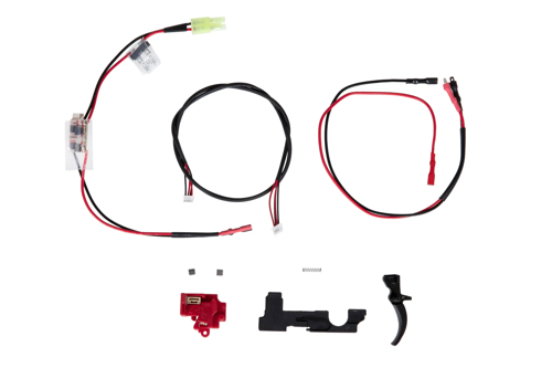Obvod E.T.U. 2.0 s mosfetem 4.0 pro airsoftové zbraně s převodovkou v2 (zadní kabel)