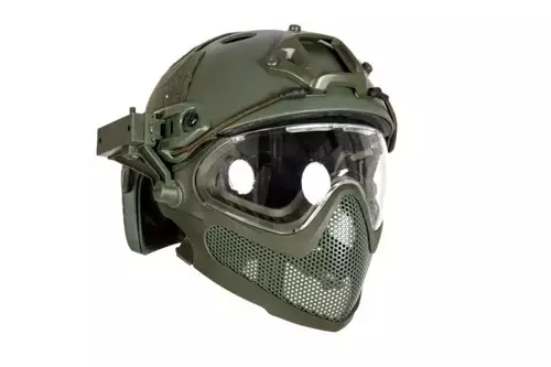 Replika přilby FAST PJ Piloteer II - Olive