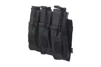 Triple OPEN Pouch for AK Magazines - Black