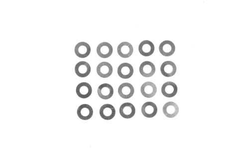 Juego de arandelas Retro Arms 0,1 mm - diámetro 4 mm 20 unidades