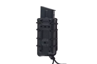SMC Single Stack Magazine Pouch with flocking (na pas 50mm) - black