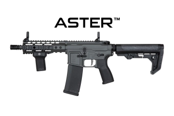 SA-E12 EDGE 2.0™ GATE airsoftová zbraň karabiny ASTER Gray - Nové pouzdro/Light Ops Stock