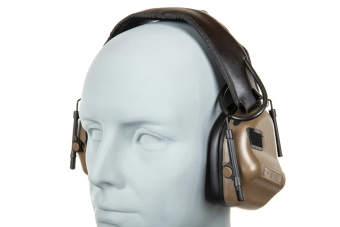 Wosport HD-12 protecteurs d'oreilles actifs IPSC Gen 5 version Tan