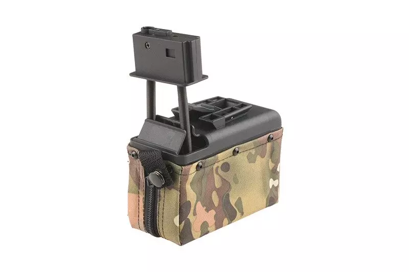 Chargeur boîte de 1500 billes pour répliques type M249 - MC
