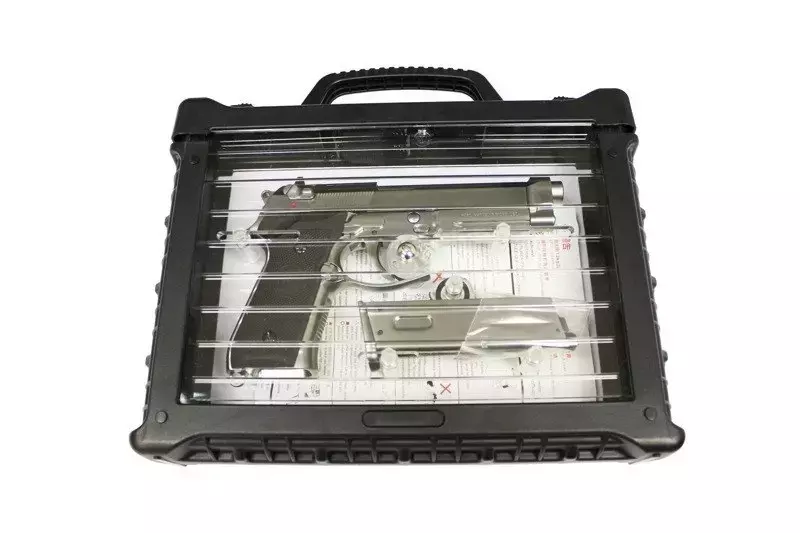 Réplica de pistola M92 v.2 (Caja LED) - plata