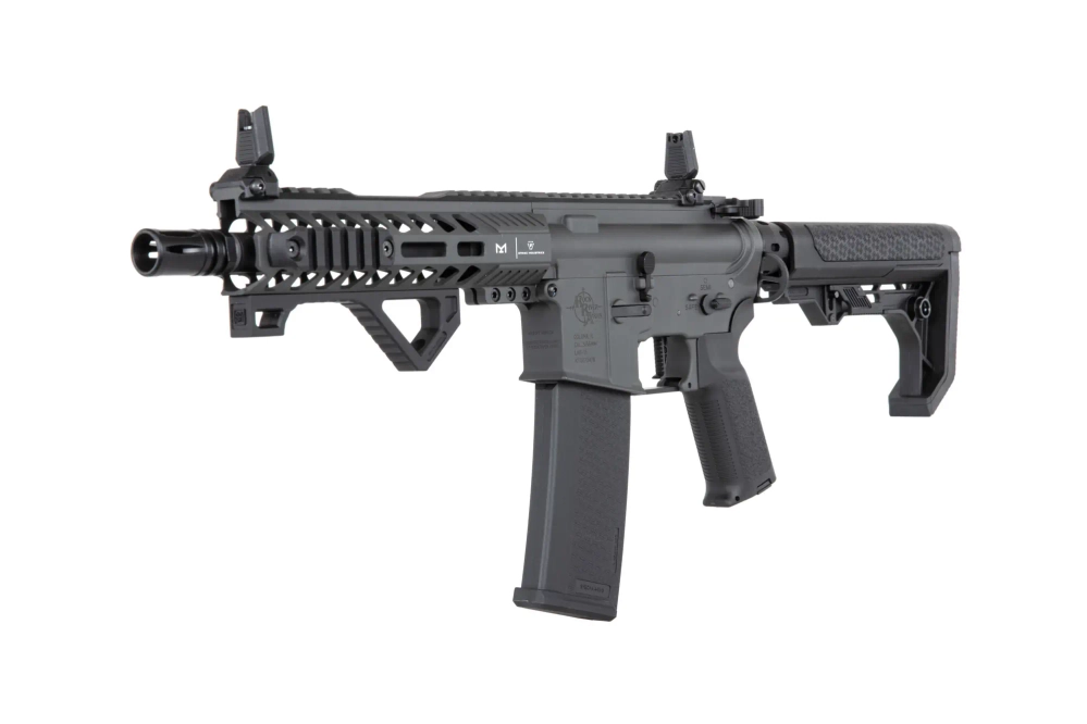 Fusil de airsoft Specna Arms RRA SA-P17 Prime™ Light Ops Stock Aster II ETU con motor brushless Gris