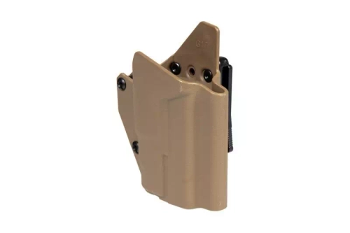Pouzdro kompozit na zbraní G17 s taktickým osvětlením - Dark Earth