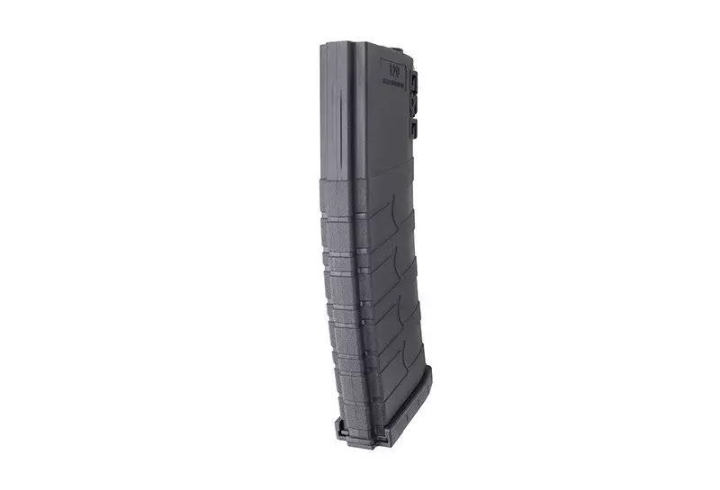 Chargeur mid-cap 120 billes pour les répliques de type M4/M16 - noir 