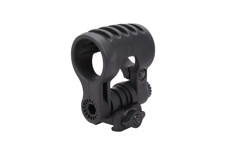 Adjustable 22mm RIS rail flashlight mount