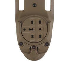 Universele 360 graden tactische holsteradapter van Wosport met riembevestiging GB-ACC-22 Tan