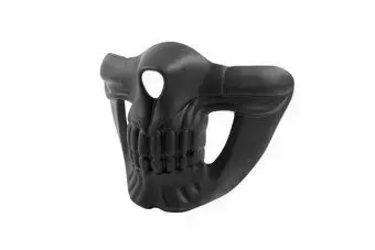 Masque ? t?te de mort - noir
