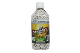 Rockets Platinum Series BIO 0,23g BB pellets 3000 pieces - bottle - White