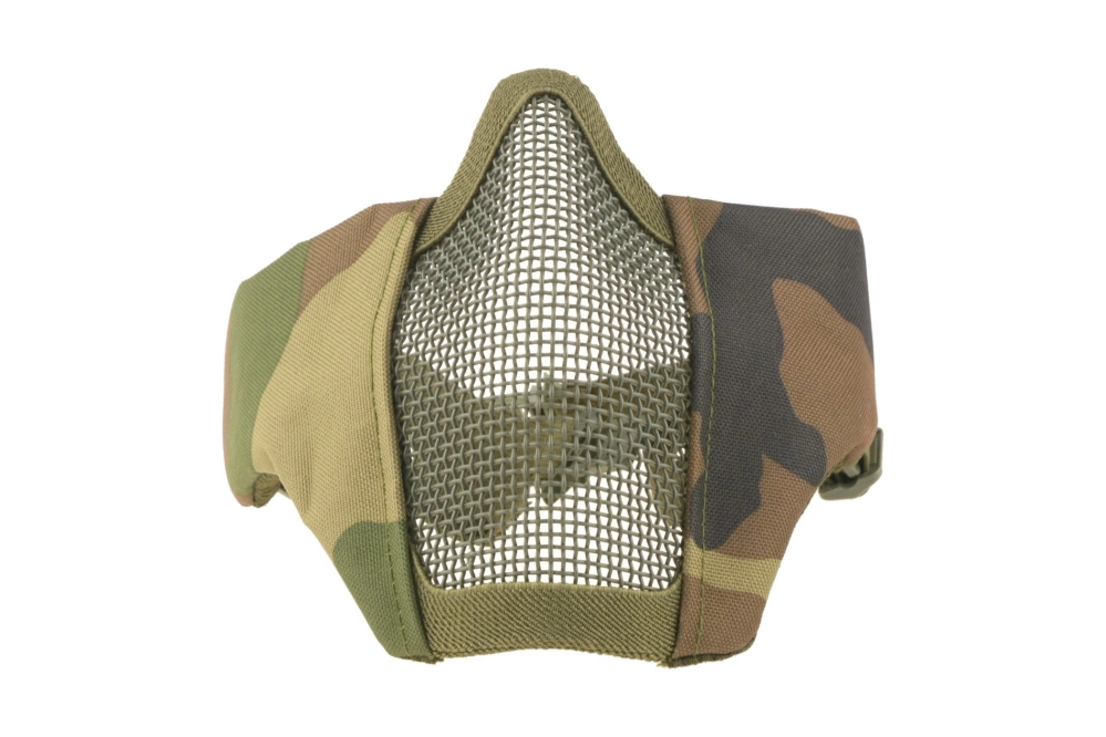 Maska Stalker Evo z montażem do hełmu FAST - Woodland