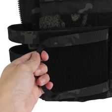 Chaleco Portaplacas Wosport VE-99 MC Negro