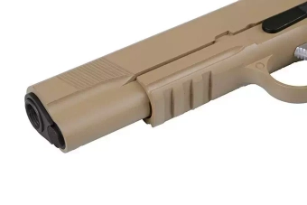 Pistola de airsoft MEU (versión ferroviaria) - bronceado