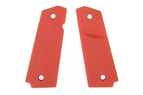 Colt 1911 Pik Style Grip Side Linings  - Red
