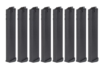 Chargeur Hi-Cap 330 balles pour répliquess PDW9 (lot de 8)
