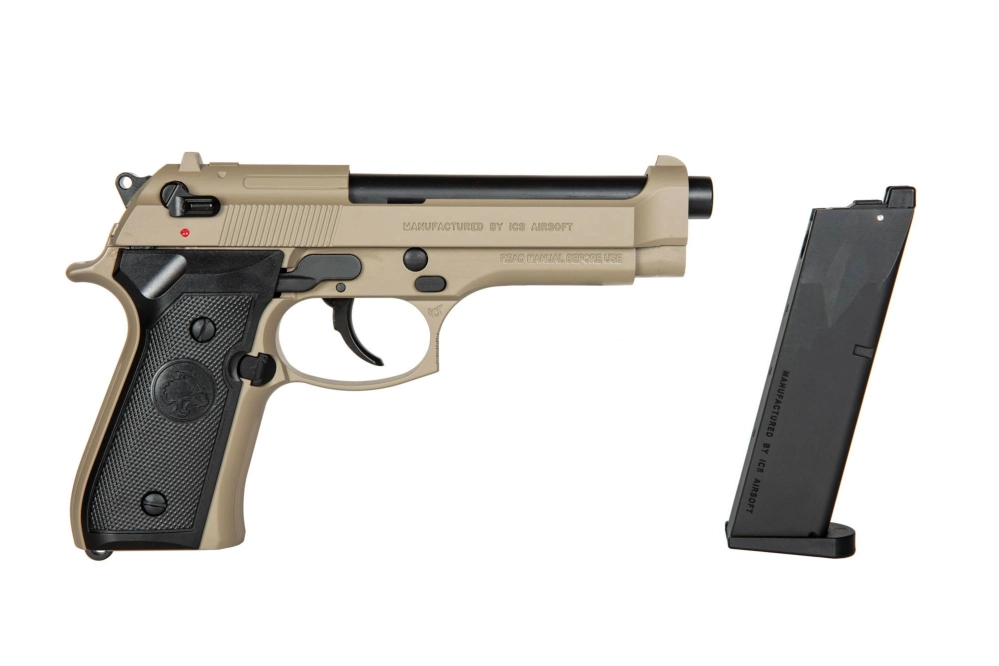 BLE-BM9 GBB Pistol Replica - Tan