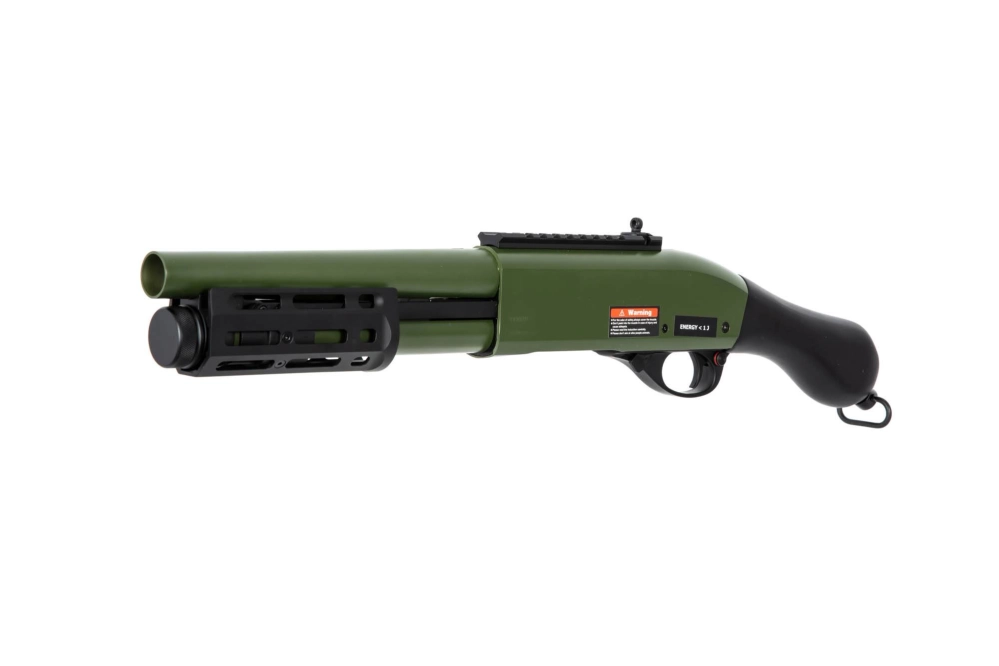 Réplique du fusil à pompe VELITES FERRUM S-II - vert olive (OUTLET)