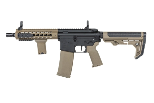 Specna Arms RRA SA-P08 PRIME™ HAL™ ETU Light Ops Stock airsoft Carbine High Torque Half-Tan Version
