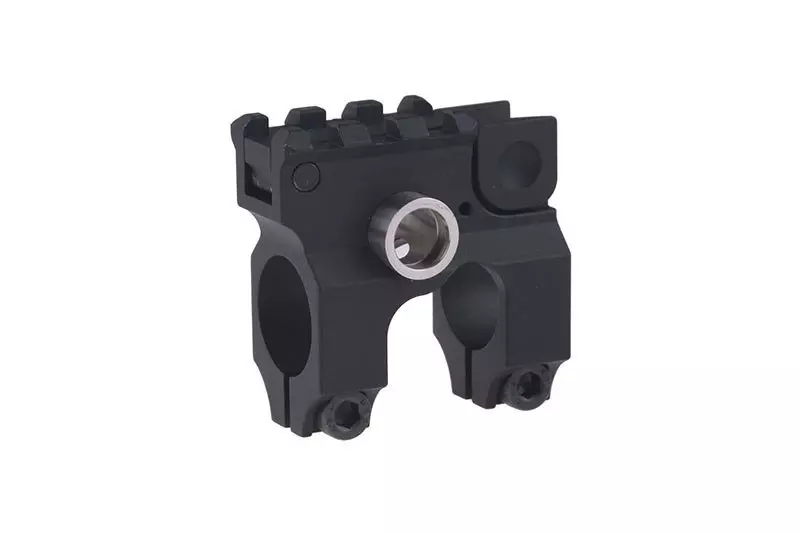 M4/M16 Gas Block with Foldable Front Sight - Black