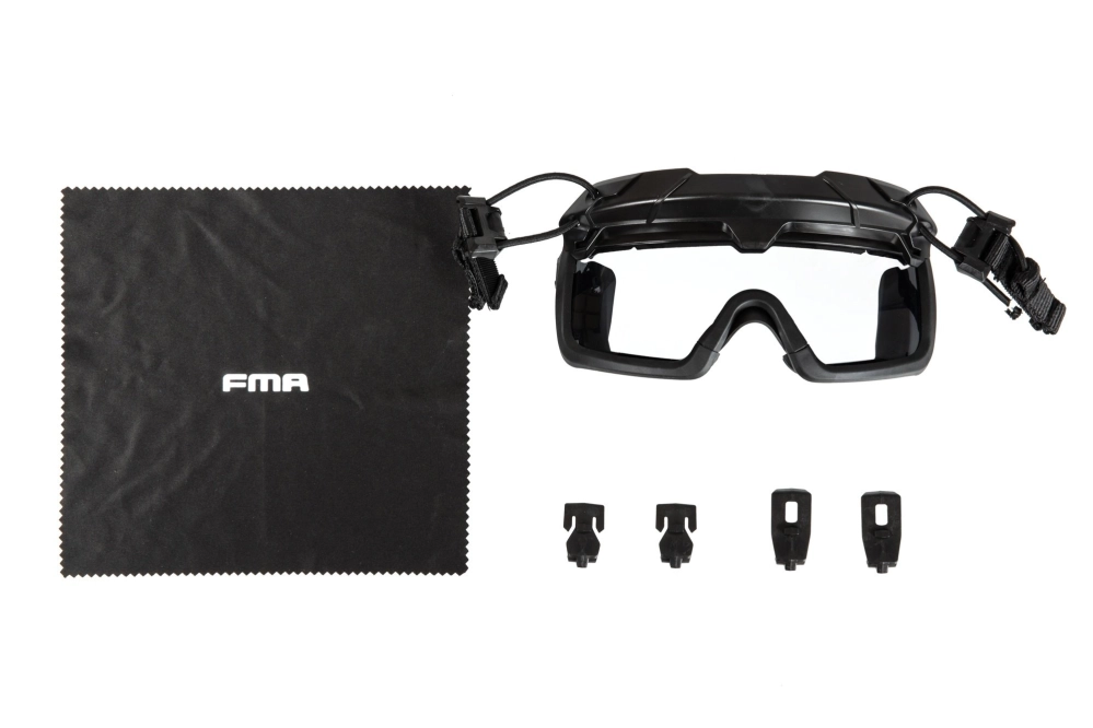 Tactical Goggles for FMA Helmets - Black
