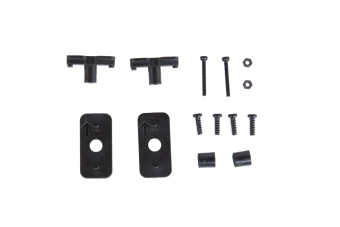 Adaptador de auriculares Comtac Woport para raíles ARC (tipo AMP) Gen 5 Negro