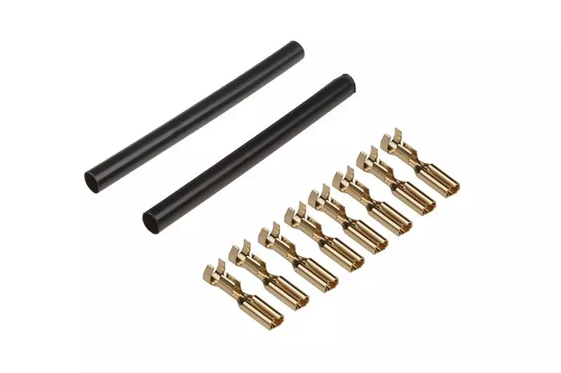 Set of Golden-Plated Motor Clamps - 8 Pcs