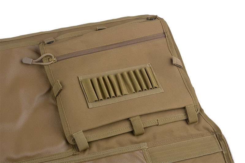 Funda arma con colchoneta de tiro 128cm - bronceado