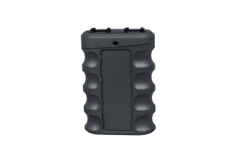 JJ Airsoft JA-1393 empuñadura delantera angulada para raíl M-LOK/Keymod (aluminio) Negro