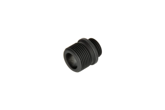 Adaptateur de silencieux 14mm CCW à répliques GBB - noir