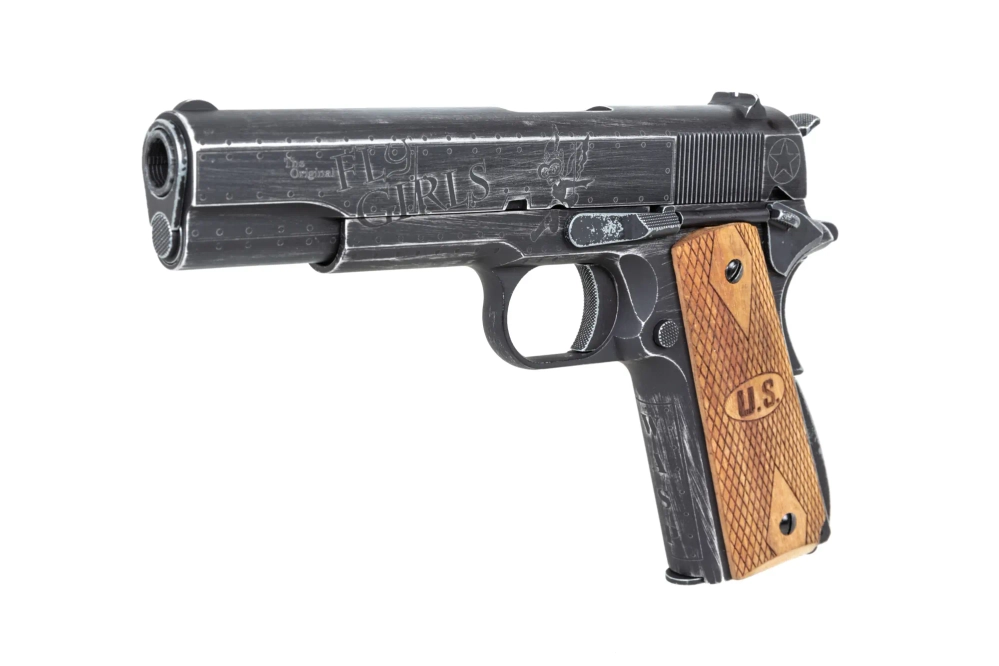 Cybergun Auto Ordnance 1911 Fly Girl Groen Gas ASG Pistool