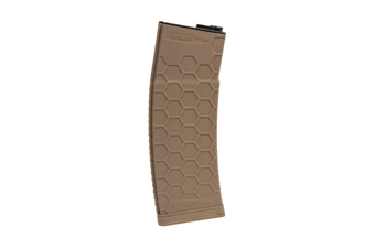 Largo cargador mid-cap 200 bolas para réplicas M4/M16 - bronceado