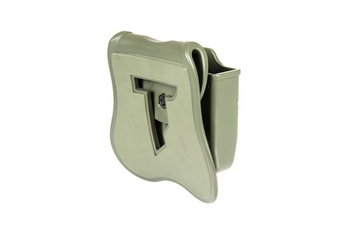 Funda doble para cargadores pistola owe P226 - oliva