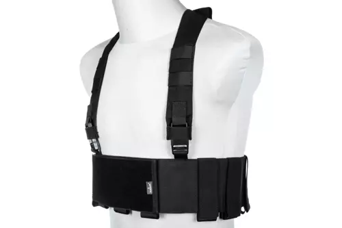 Nízkoprofilová chest rig - černá