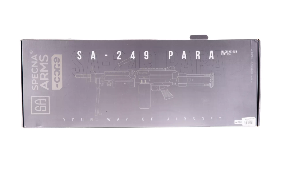 SA-249 PARA CORE™ machine gun replica - black (OUTLET)