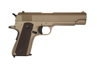 CM123 Electric Pistol Replica - Tan (with battery)
